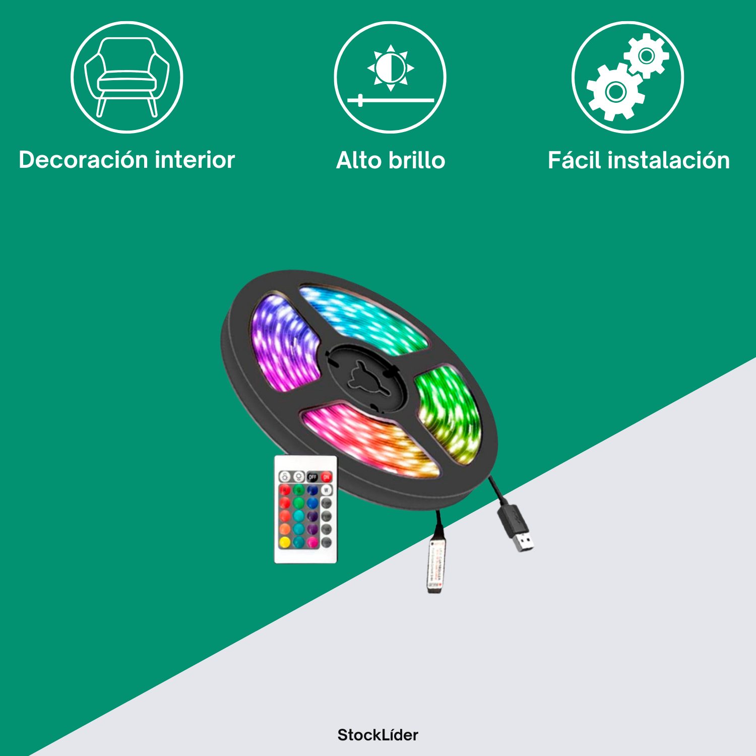 Tira LED de colores RGB Tira LED de colores RGB